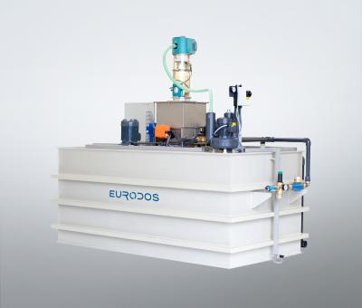 Eurodos polymer dissolving station Eurofloc two-chamber pendulum system